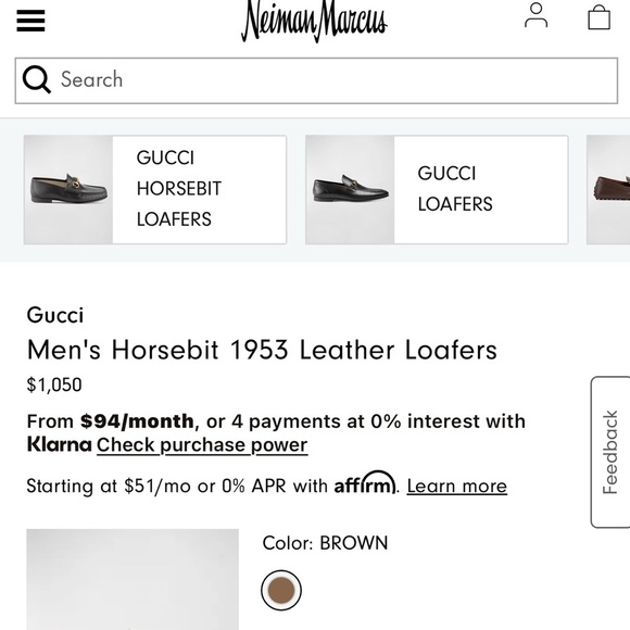 Gucci Tan Leather Loafers with Silver Detailing - Picture 15 of 15